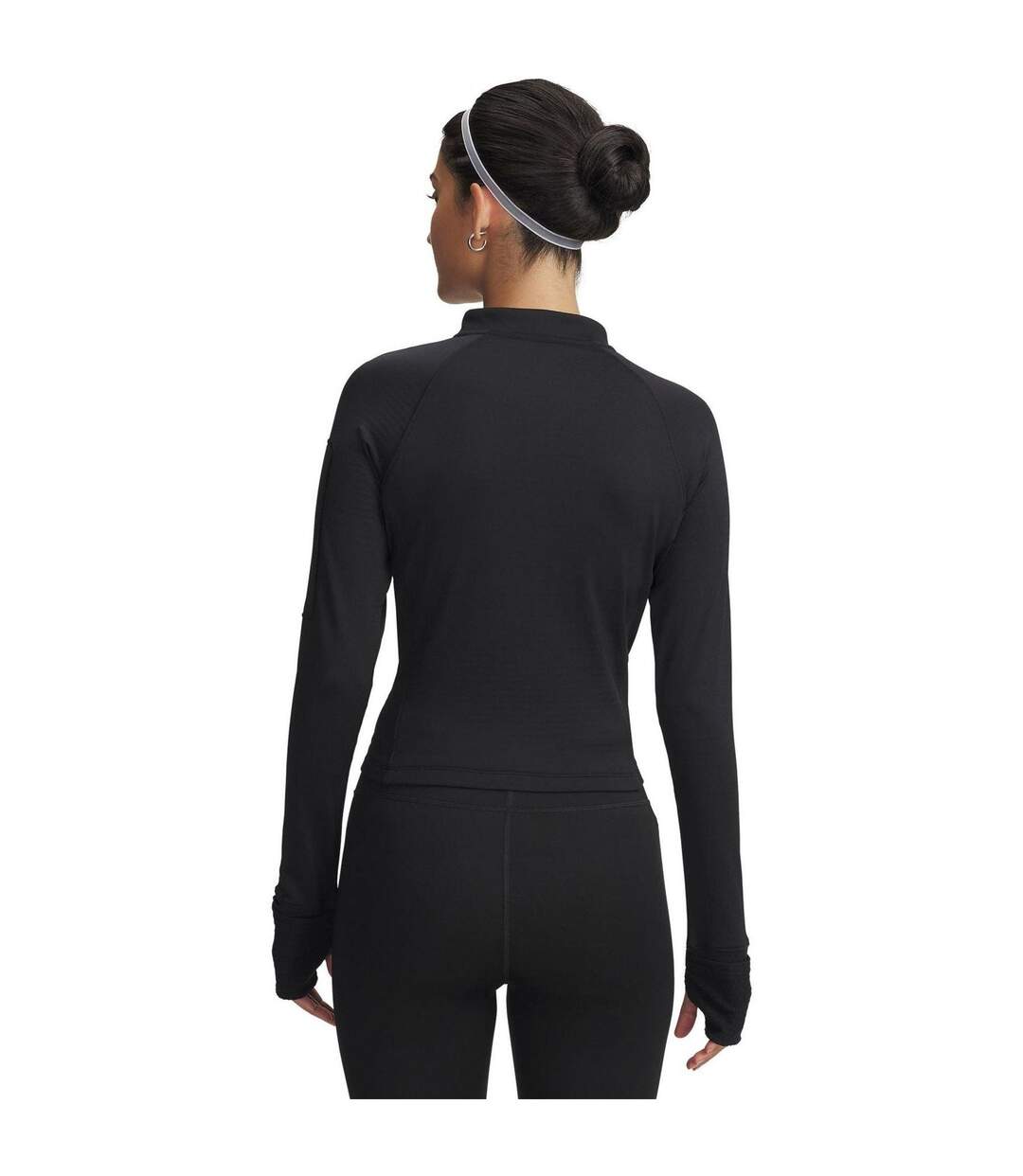 Womens/ladies Velociti Long-sleeved Top Black Under Armour-2