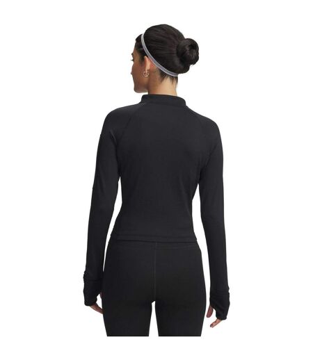 Womens/ladies Velociti Long-sleeved Top Black Under Armour