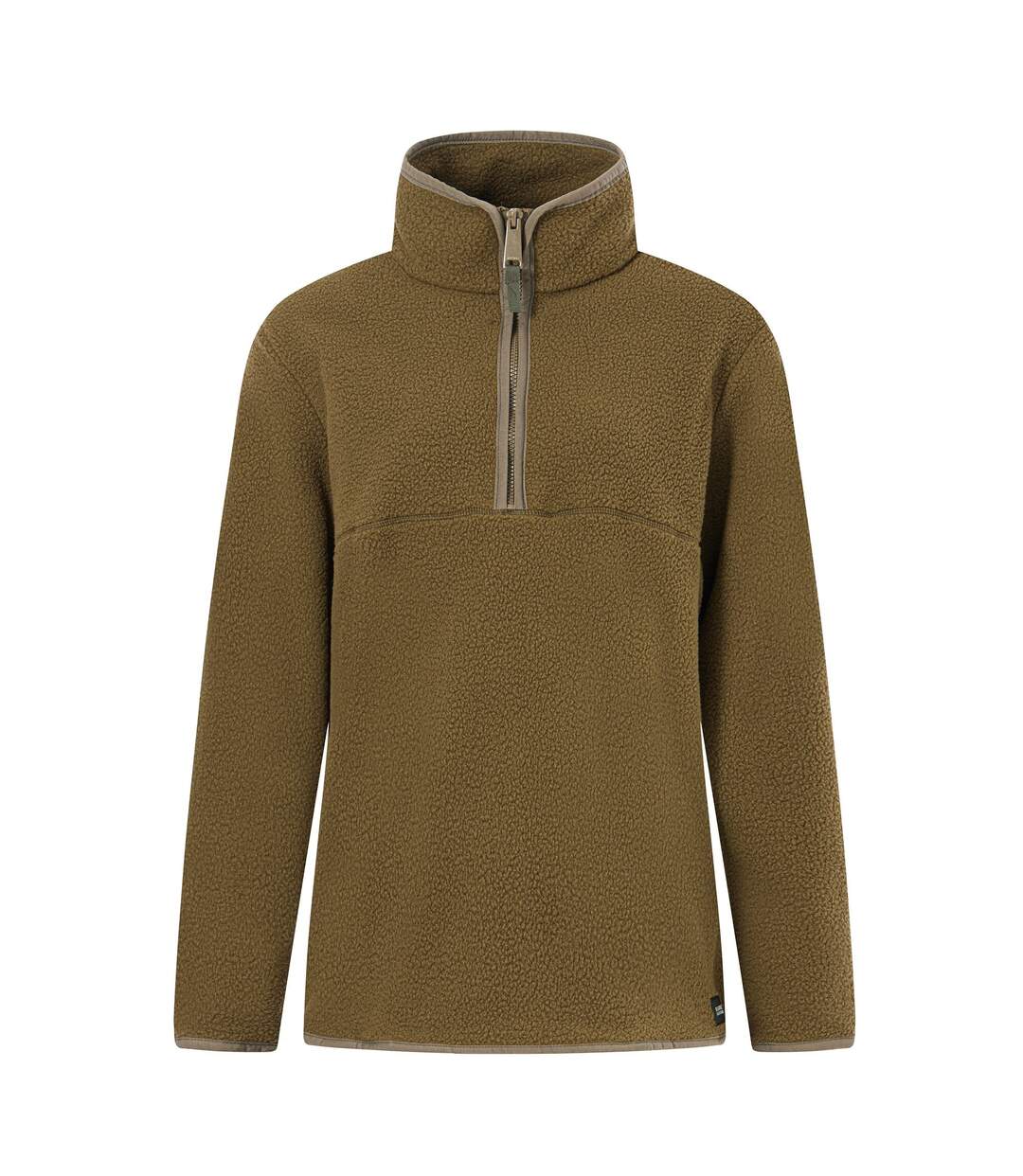 Haut Polaire Uni À Col Montant Zippé Frankie Femme Kaki Regatta-2