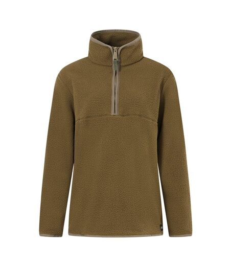 Haut Polaire Uni À Col Montant Zippé Frankie Femme Kaki Regatta
