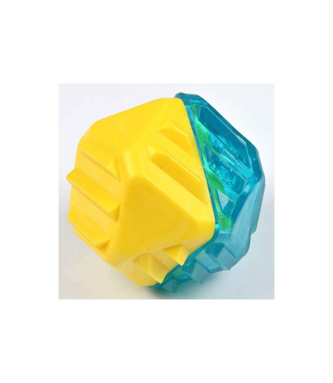 Jouet pour Chien Givré Diamant 7cm Bleu & Jaune-2