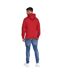 Mens lenta hoodie red Duck and Cover