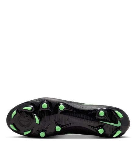 Mens Academy Firm Ground Football Boots Black Green Nike