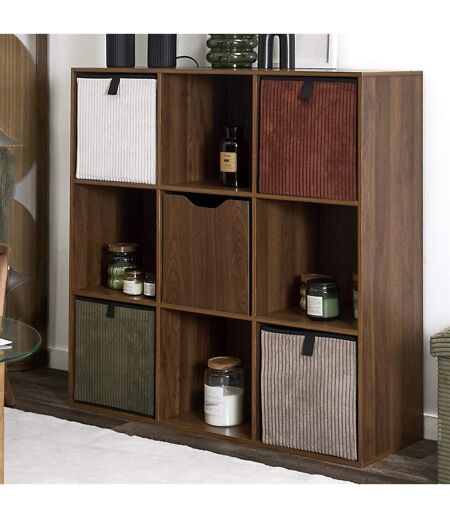 Boîte de Rangement Pliable Tiffany 30x30cm Marron