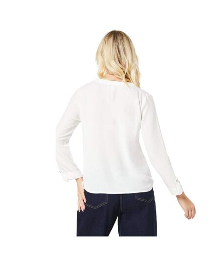 Chemisier femme blanc cassé Dorothy Perkins