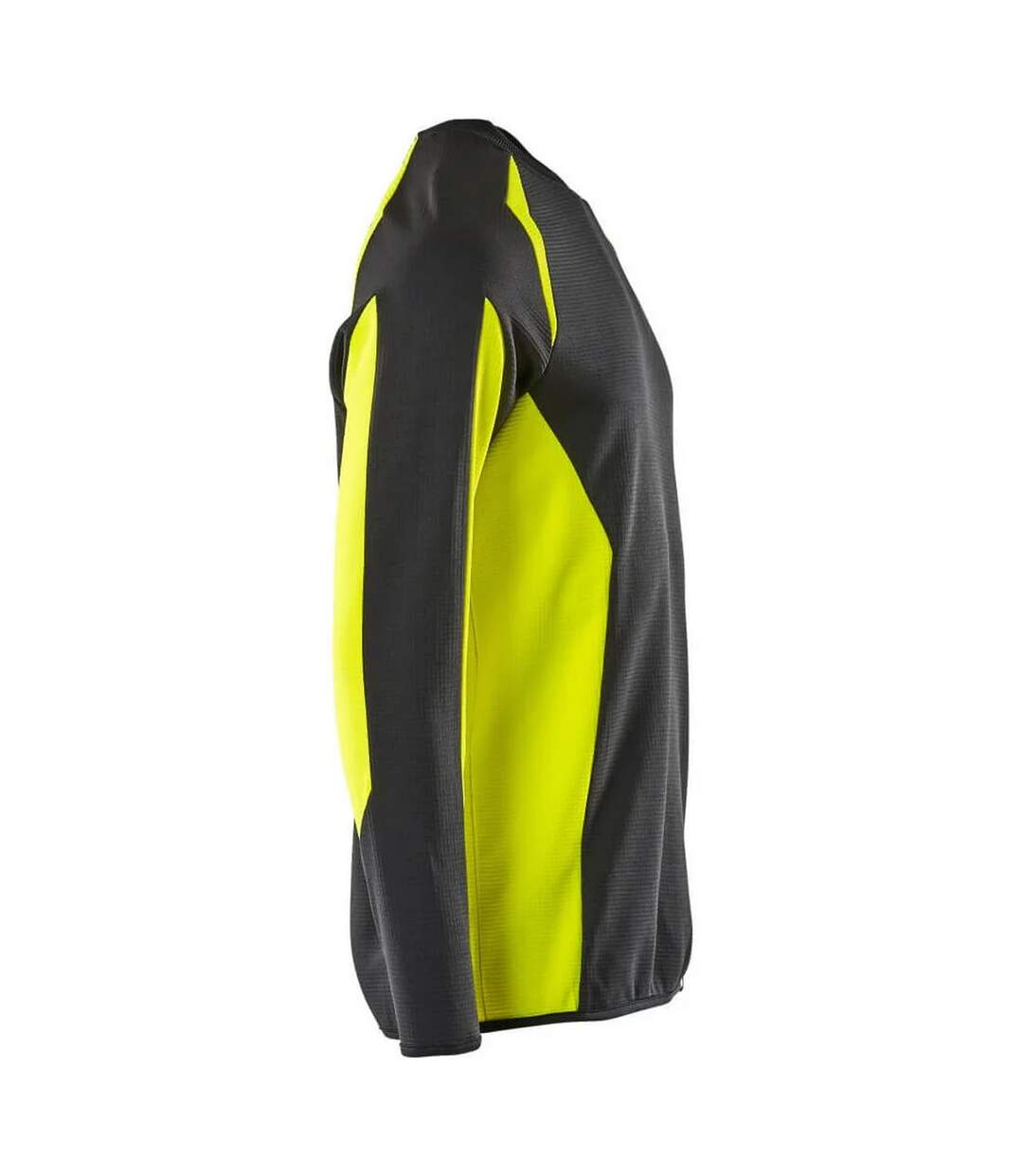 Mens Accelerate Safe Sweatshirt Black Hi Vis Yellow Mascot-4