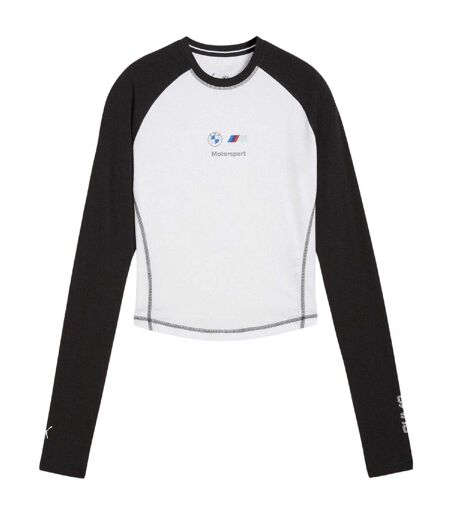 T-shirt Manches Longues Motorsport Femme Blanc  Puma