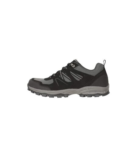 Mountain Warehouse Mens Mcleod Outdoor Wide Walking Shoes (Black) - UTMW1263