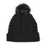 Bonnet femme Pompon Black Aulp-2