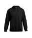 Sweat À Capuche Homme Noir Promodoro-1