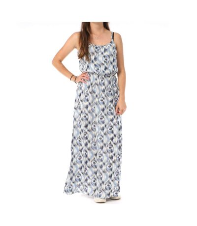 Robe Longue Bleu Femme Only Nova