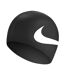 Bonnet de bain noir/blanc homme nike swim cap - taille unique-1