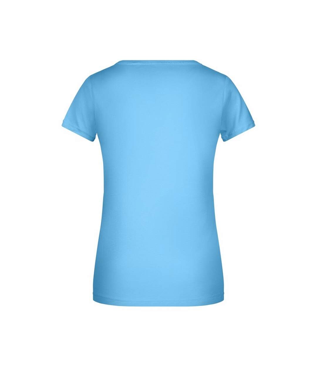 T-shirt Basic Femme Bleu Ciel James And Nicholson-2