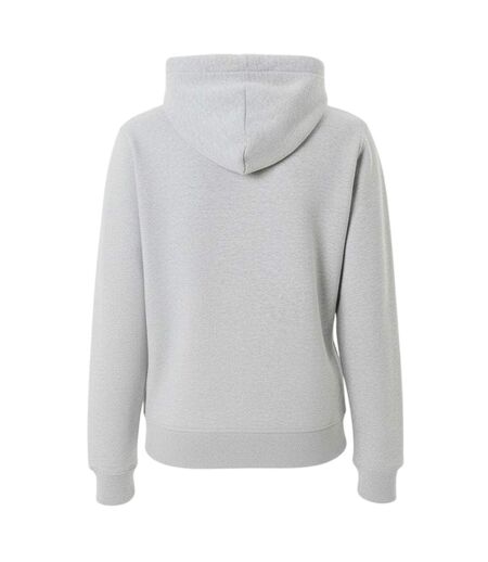 Womens/ladies Graphic Logo Hoodie Grey Marl Jack Wills
