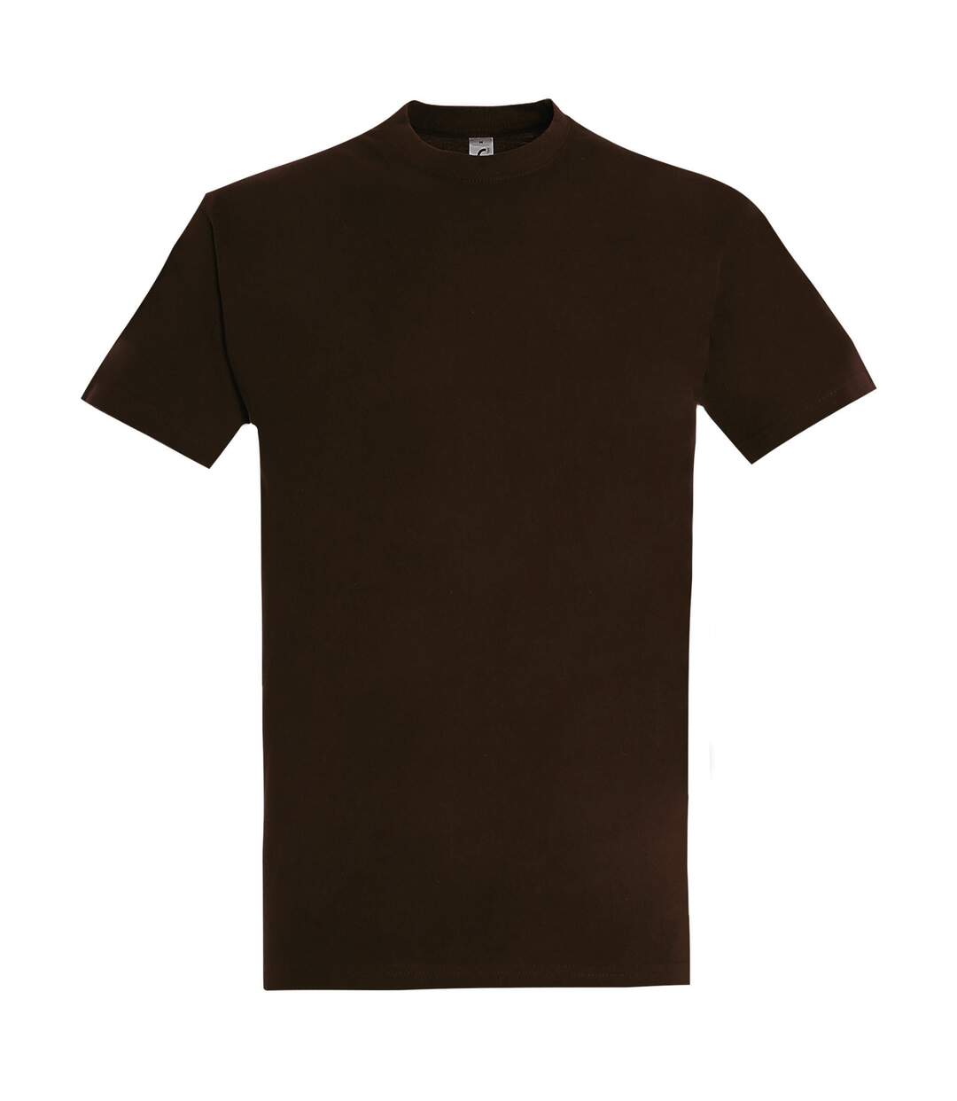 SOLS Mens Imperial Heavyweight Short Sleeve T-Shirt (Chocolate)