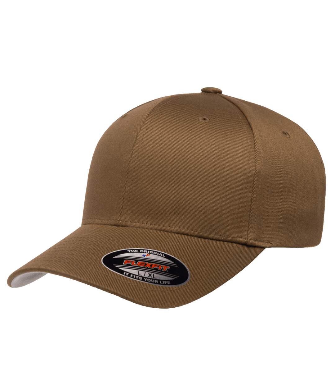 Casquette de baseball homme marron clair Yupoong-1