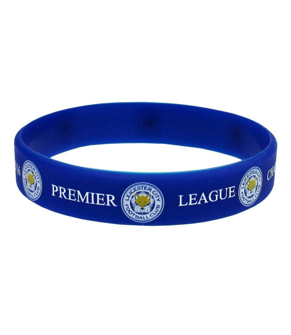 Leicester City FC Poignet en silicone des champions officiels (Bleu) (Taille unique) - UTTA1376
