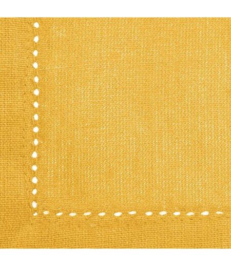 Nappe Rectangulaire Chambray 140x240cm Ocre