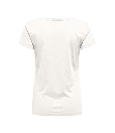 T-Shirt blanc/noir femme jdy paris