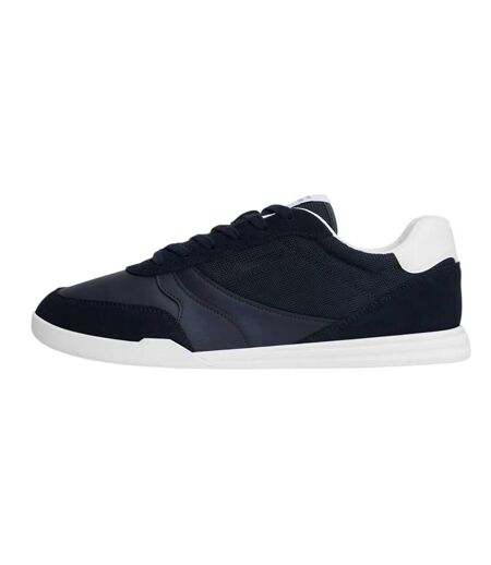Mens Lopro Leather Trainers Navy White Tommy Hilfiger