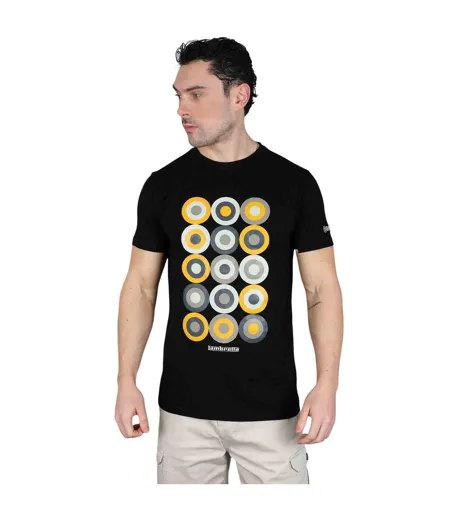 Mens Mod Target T-shirt Black Lambretta