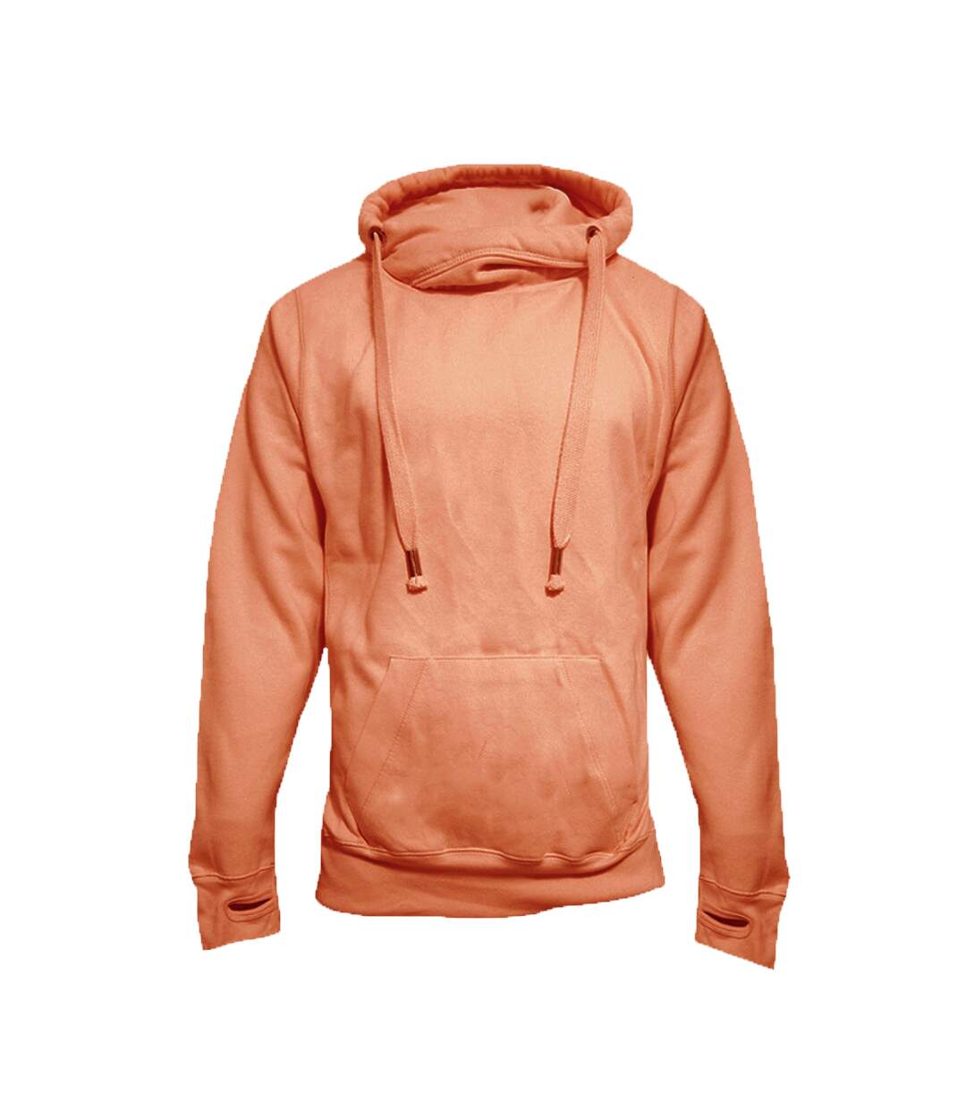 Sweat à capuche homme orange foncé Awdis-2