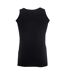 Mens Athletic Sleeveless Vest / Tank Top Black Fruit Of The Loom-2