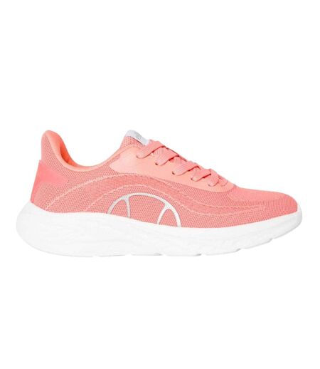 Baskets Motif/style Logo Como Femme Saumon Blanc Ellesse