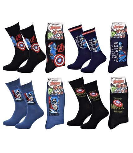 Chaussettes Pack Cadeaux Homme LICENCE Pack 4 Paires CAPTAIN24