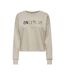 Sweat beige femme only play mix box-1