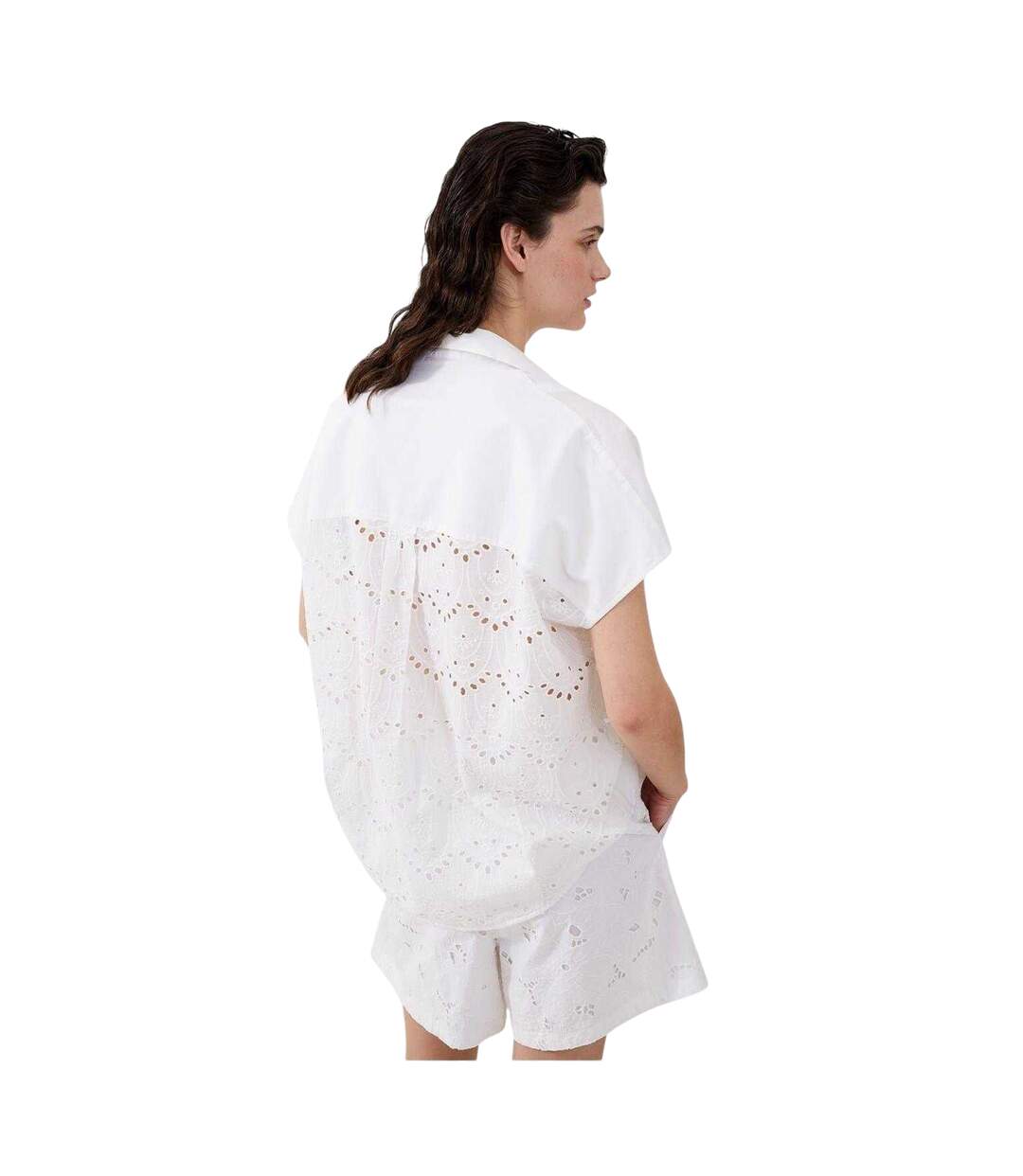 Blouse Motif/style Brodé Femme Blanc French Connection-3