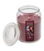 Bougie Parfumée en Verre Couvercle 510g Fruits Rouges-2