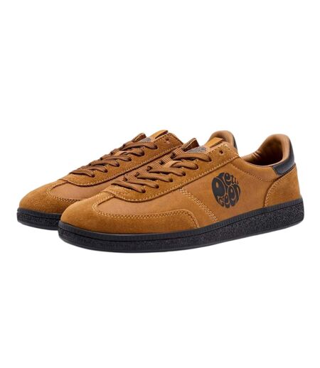 Baskets Ramblas G25 Homme Marron Jaune Pretty Green