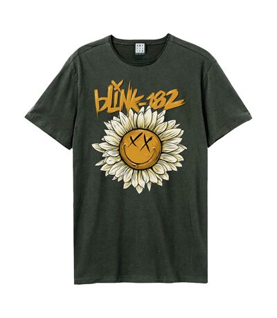 Unisex adult daisy blink 182 t-shirt charcoal Amplified