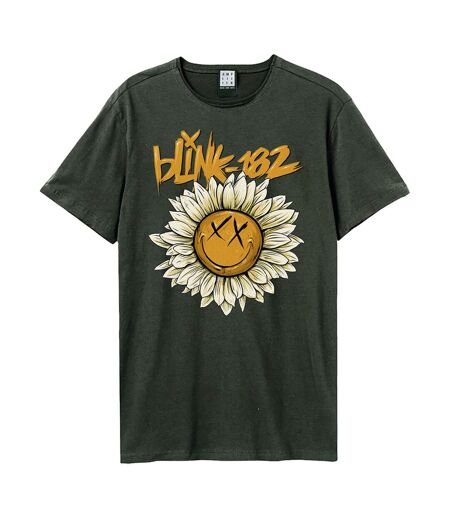 Unisex adult daisy blink 182 t-shirt charcoal Amplified