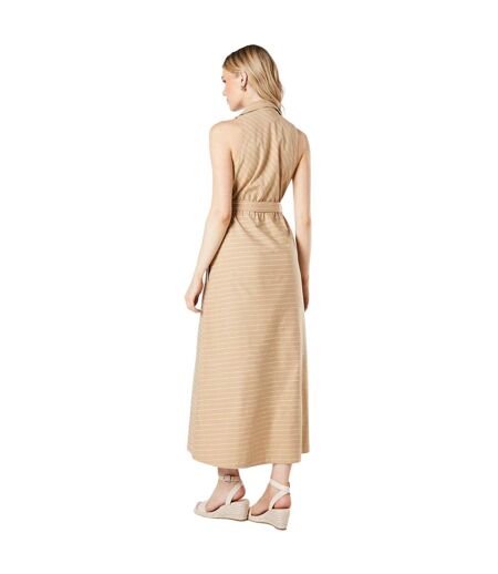 Robe mi-longue femme beige Principles