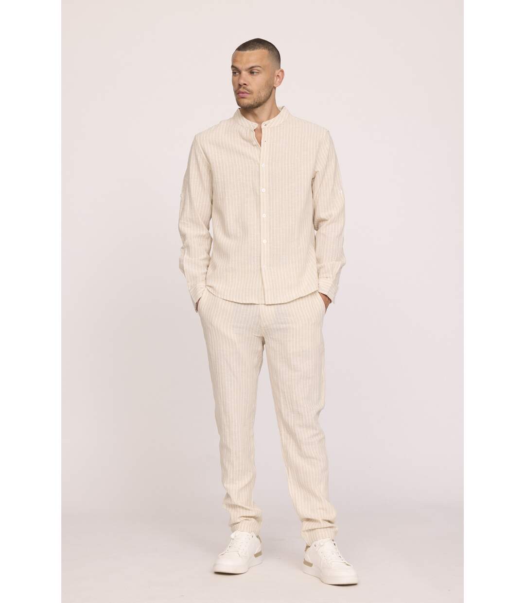 Pantalon coton tapered GLANCE-1