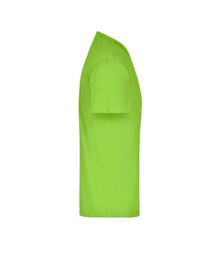 T-shirt Medium Adulte Vert Citron James And Nicholson