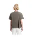 T-shirt Motif/style Asymétrique Femme Kaki French Connection-3