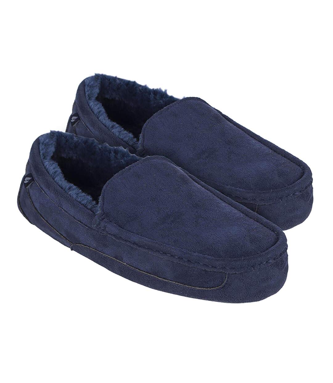 Pantoufles Moccasin Homme Thermique Doublé Polaire-1