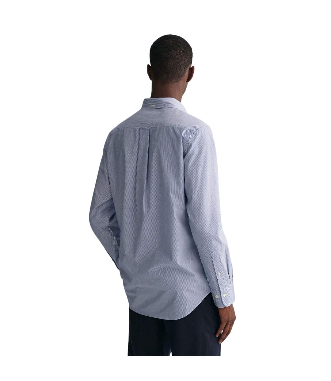 Chemise Banker Homme Bleu Gant-3