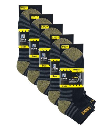 Sock Snob - 15 Pairs Mens Short Work Socks