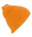 Beechfield Plain Basic Knitted Winter Beanie Hat (Fluorescent Orange) - UTRW209
