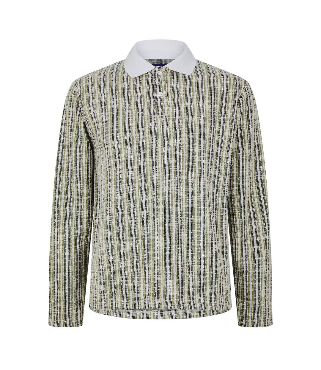 Polo Hiver Motif/style À Rayures Homme Blanc Cassé Jack And Jones-2