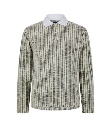 Polo Hiver Motif/style À Rayures Homme Blanc Cassé Jack And Jones