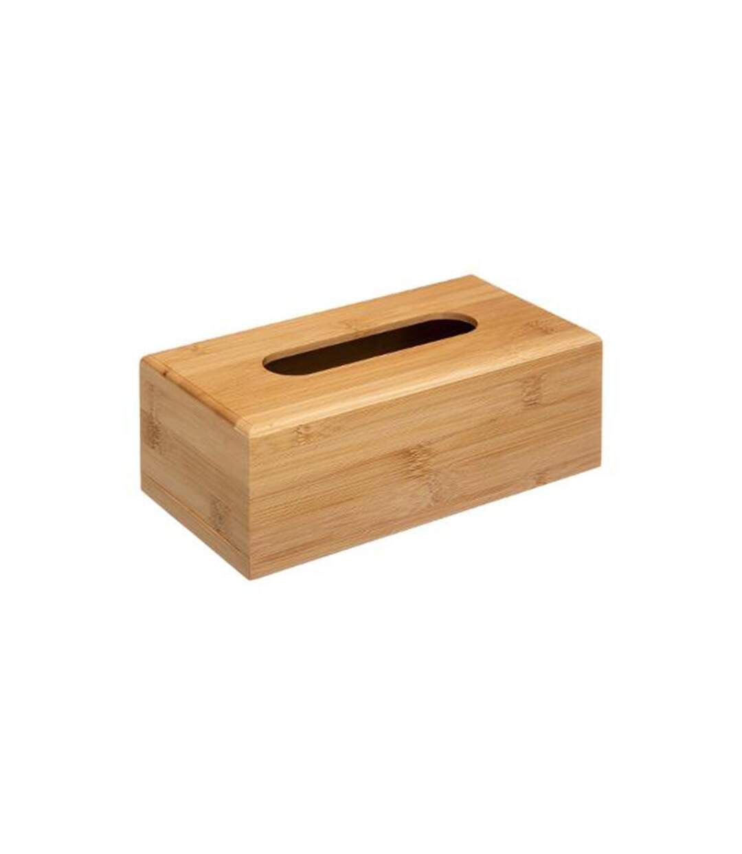 Boîte à Mouchoirs en Bambou Halo 25cm Naturel-1