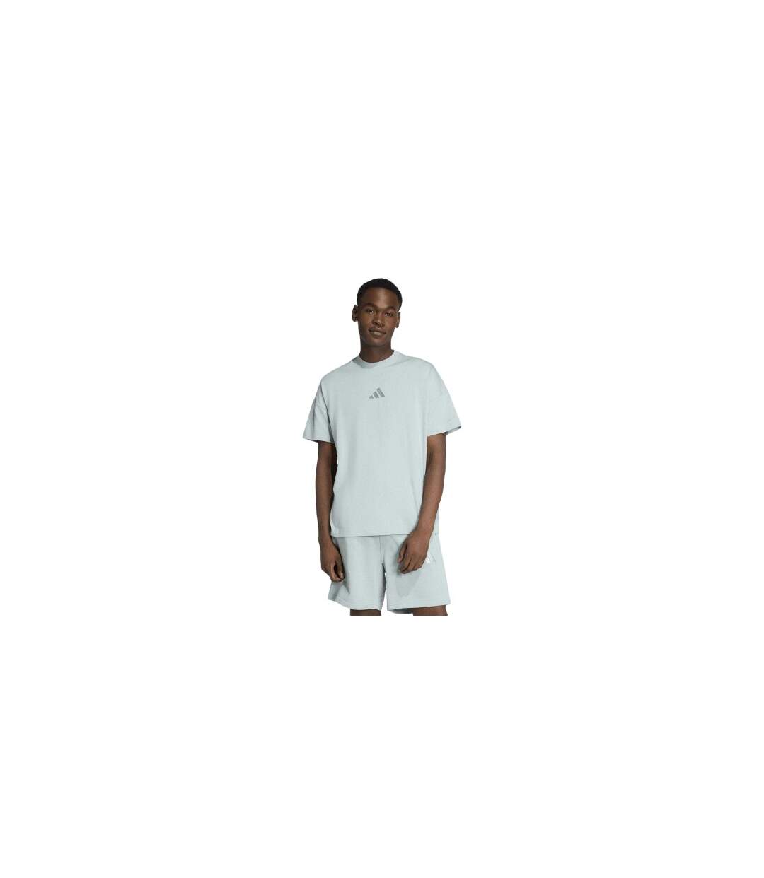 Mens Embroidered Logo T-shirt Sage Adidas-1