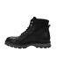 Mens Ralf Leather Round Toe Hiking Boots Black Firetrap-3
