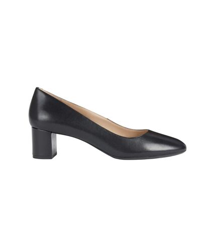 Geox Womens/Ladies D Pheby 50 B Leather Court Shoes (Black) - UTFS10342