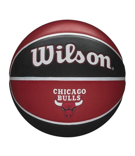 Chicago Bulls - Ballon de basket (Rouge / Noir) (Taille 7) - UTRD2780